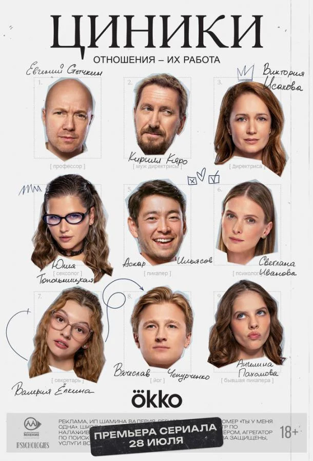 Циники (1 сезон 1-8,9,10 серия) смотреть онлайн
